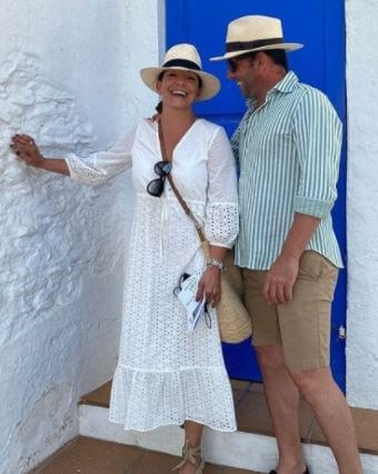 Javier Calleja with his wife Mena Patricia.